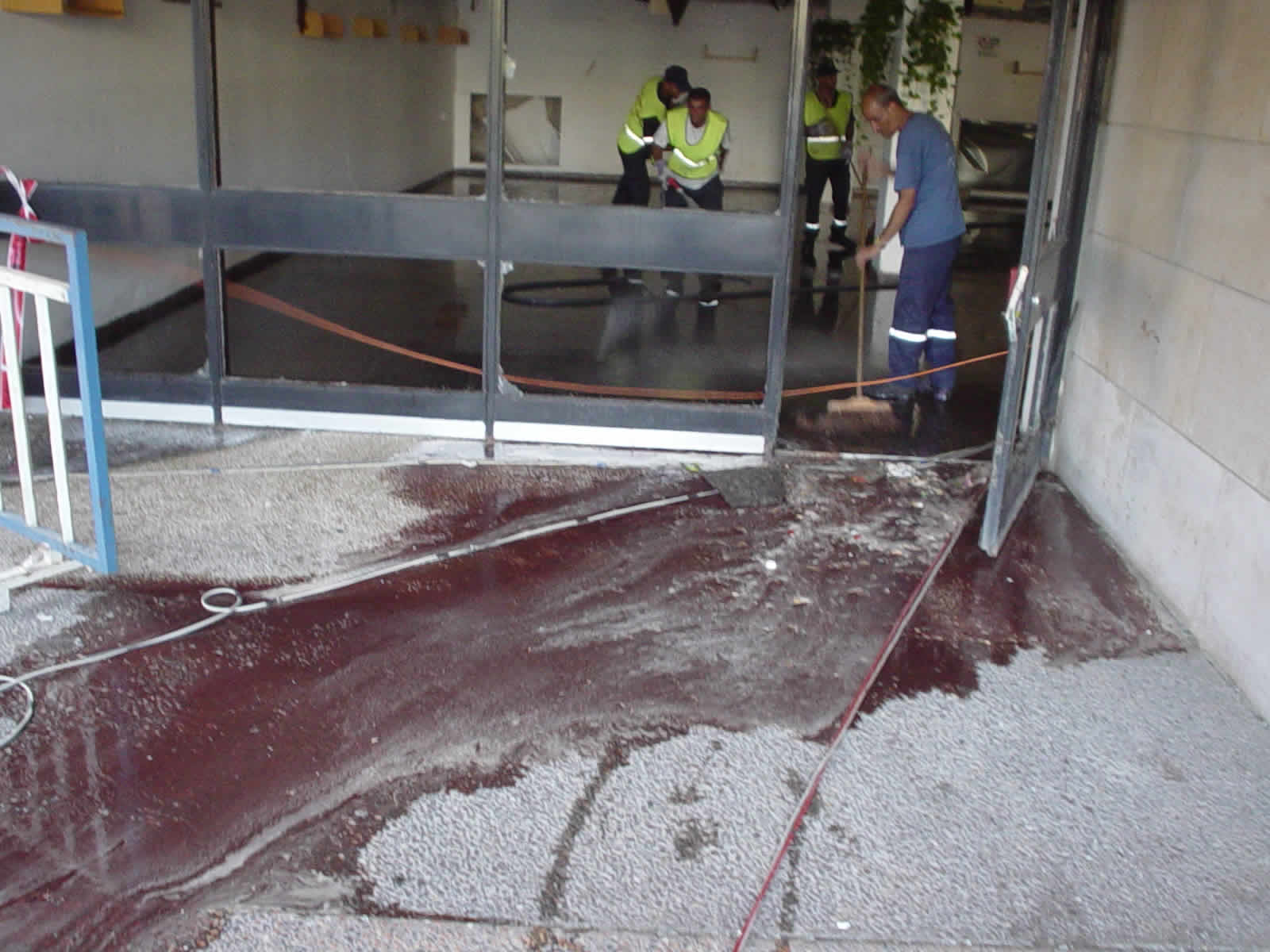 Picture of bombing at the Hebrew University