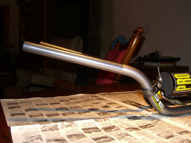 Pro Taper SE ATV mid bars compared to factory bars